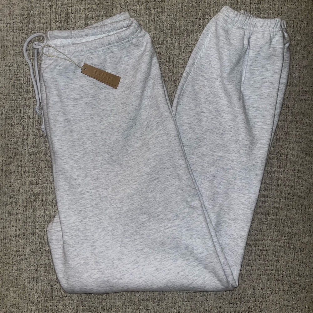 NEW skims cotton fleece joggers XS
